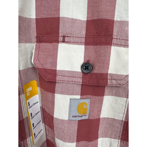 Carhartt TW4625-M Loose Fit Midweight Short Sleeve Shirt Men Size Small Workwear - Picture 5 of 13